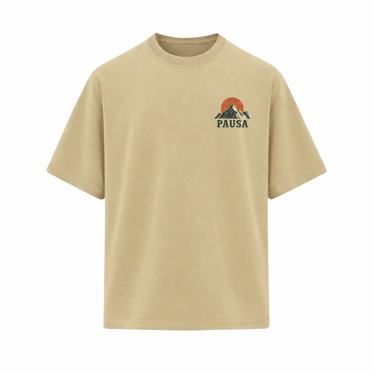Camiseta oversize unisex EresPausa Días Lentos